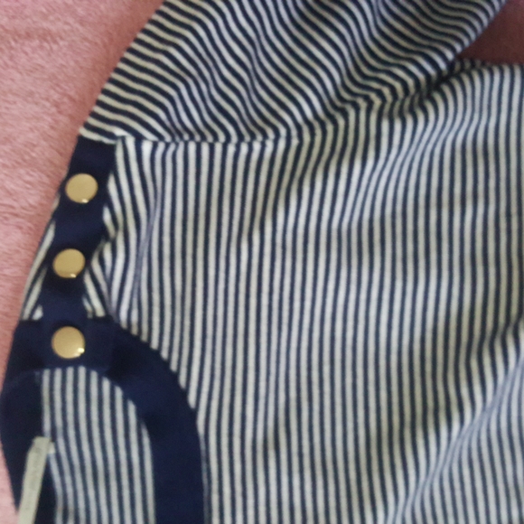 Womens size small blue and white Zara short sleeves top - Picture 4 of 5